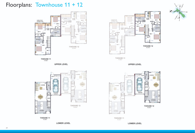 Townhouse 11 and 12 floor plan